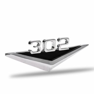 302 Fender Emblem + Clips | Early Style | 66-77 Ford Bronco